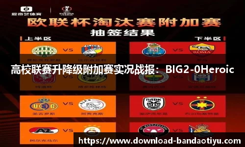 高校联赛升降级附加赛实况战报：BIG2-0Heroic
